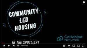 YouTube capture of Community-Led Housing Video